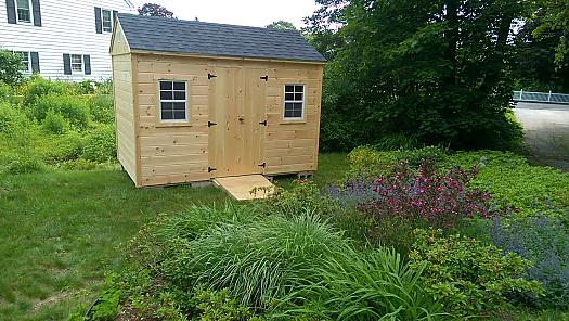 8' X 12' Pine 7' Walls Garden Shed